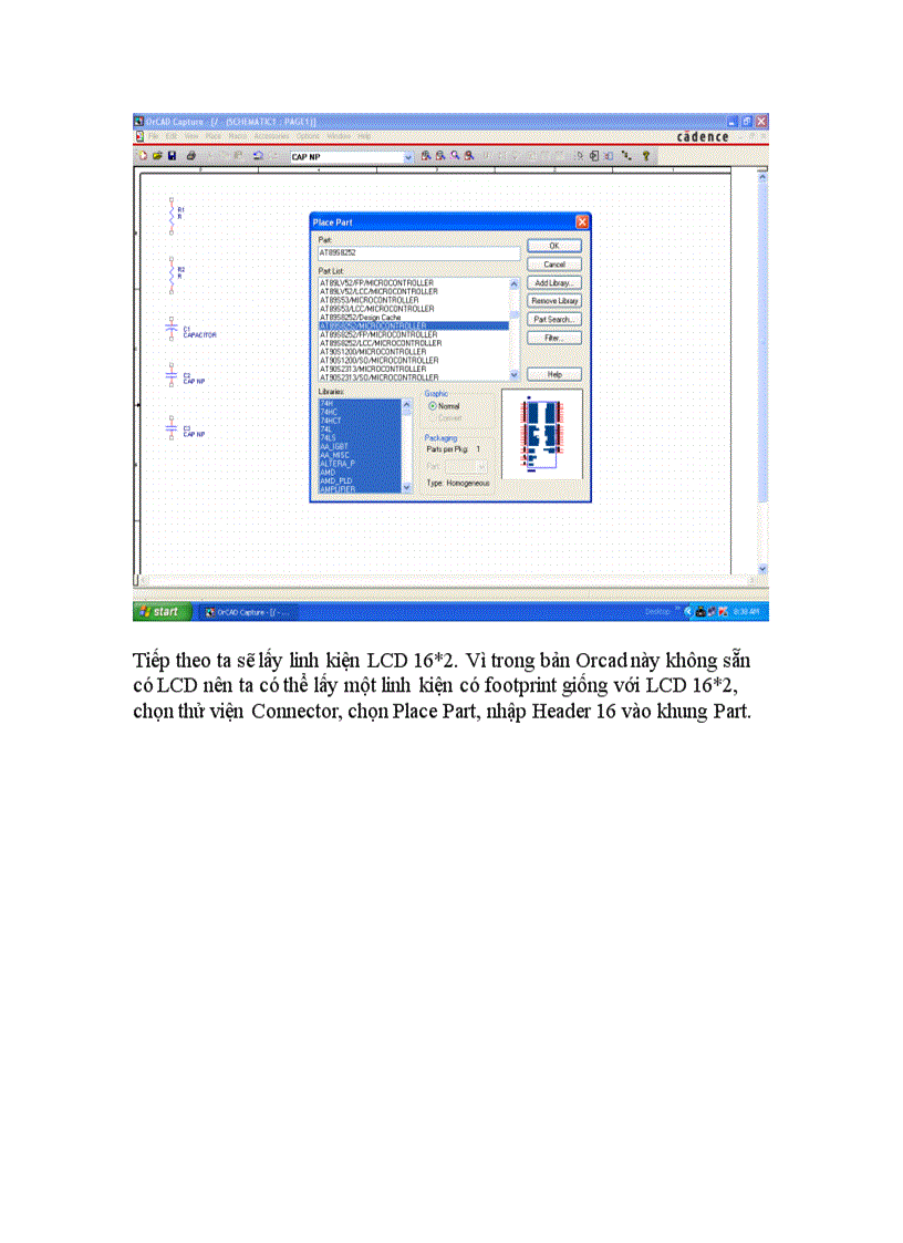 image for page Thiết kế mạch in dùng Orcad 16 0