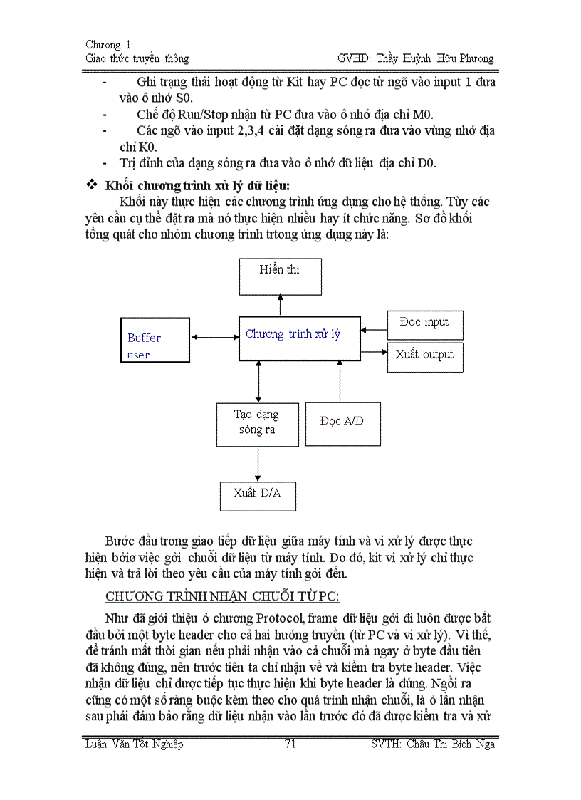 image for page Giao tiếp giữa máy tính và vi xử lý trong hệ thống Scada