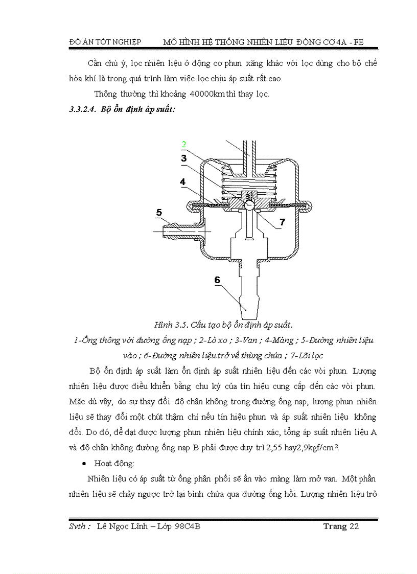 image for page Mô hình hệ thống nhiên liệu động cơ 4a fe