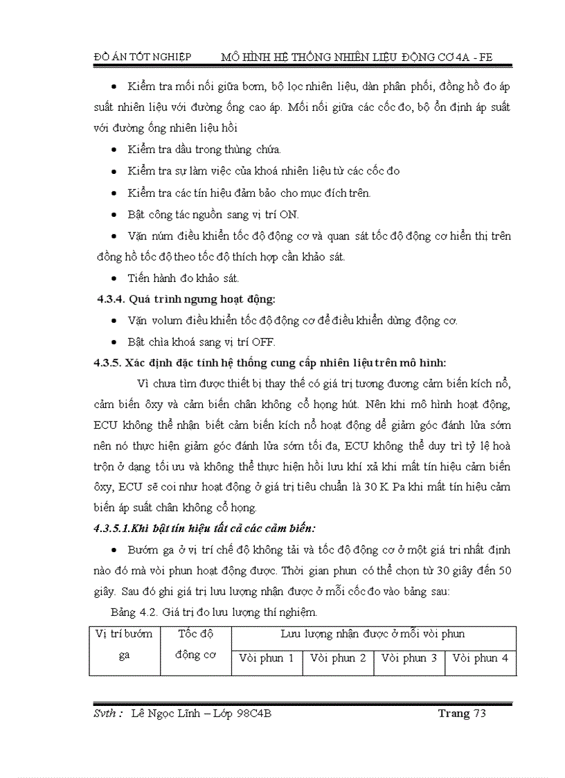 image for page Mô hình hệ thống nhiên liệu động cơ 4a fe