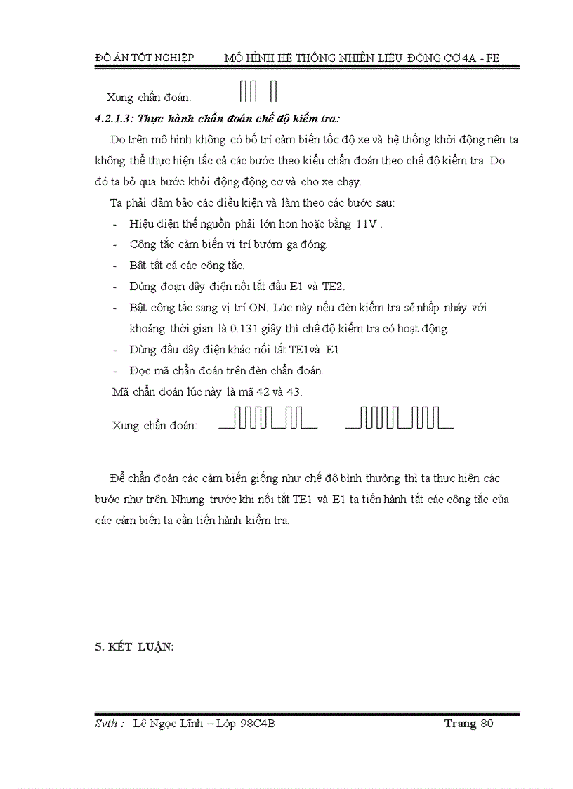 image for page Mô hình hệ thống nhiên liệu động cơ 4a fe