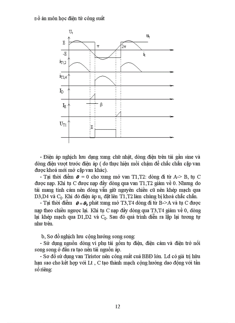 image for page Thiết kế phần nghịch lưu của bộ nguồn cho lò tôi thép