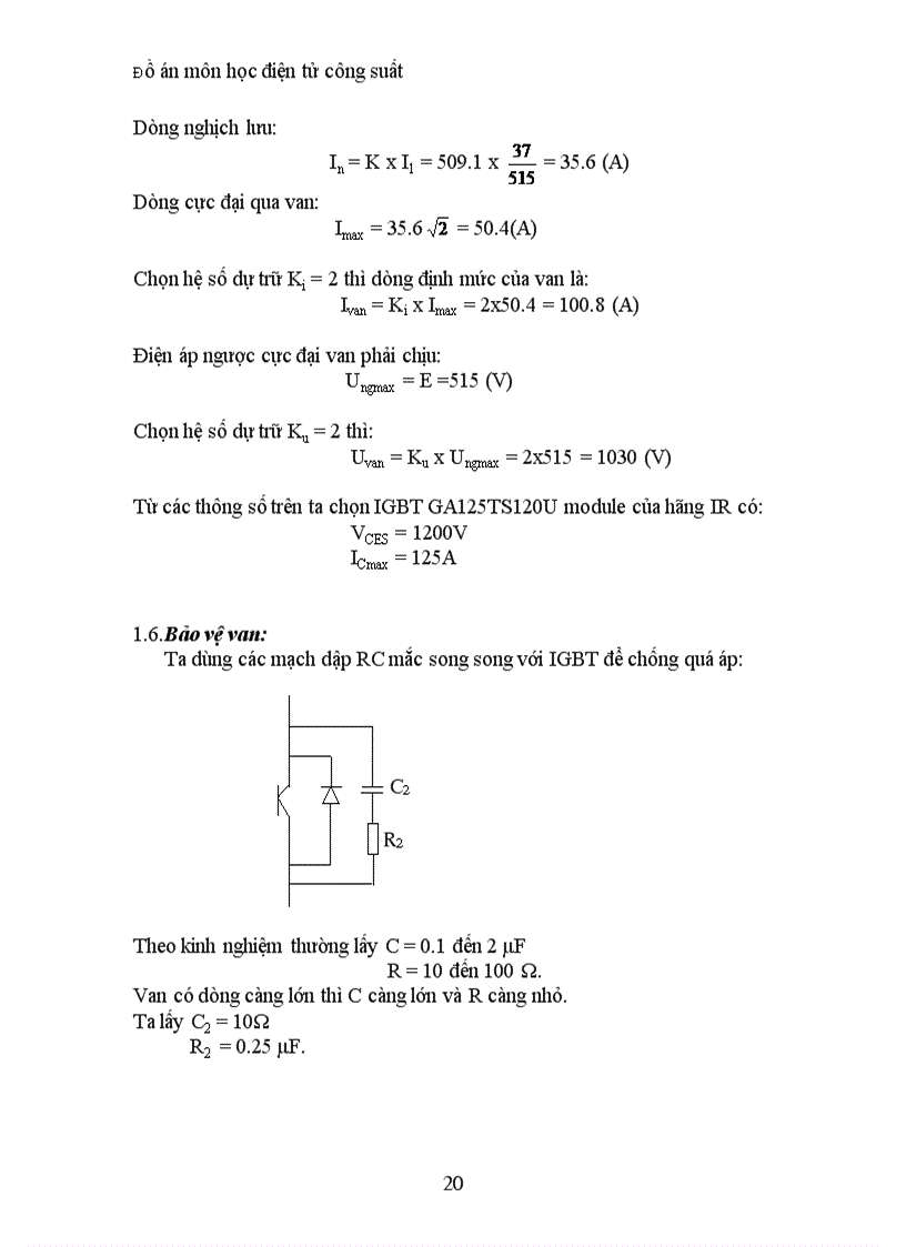 image for page Thiết kế phần nghịch lưu của bộ nguồn cho lò tôi thép