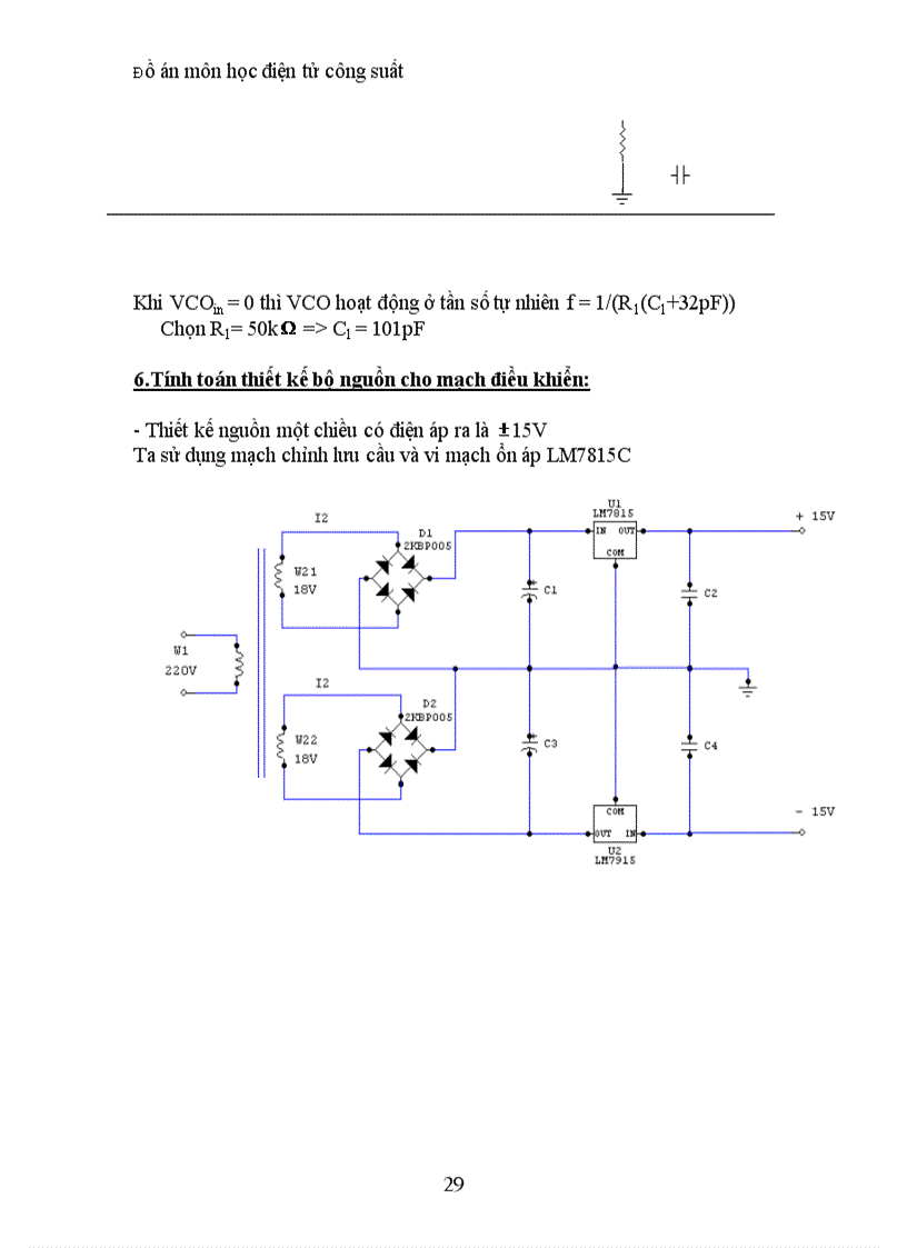 image for page Thiết kế phần nghịch lưu của bộ nguồn cho lò tôi thép