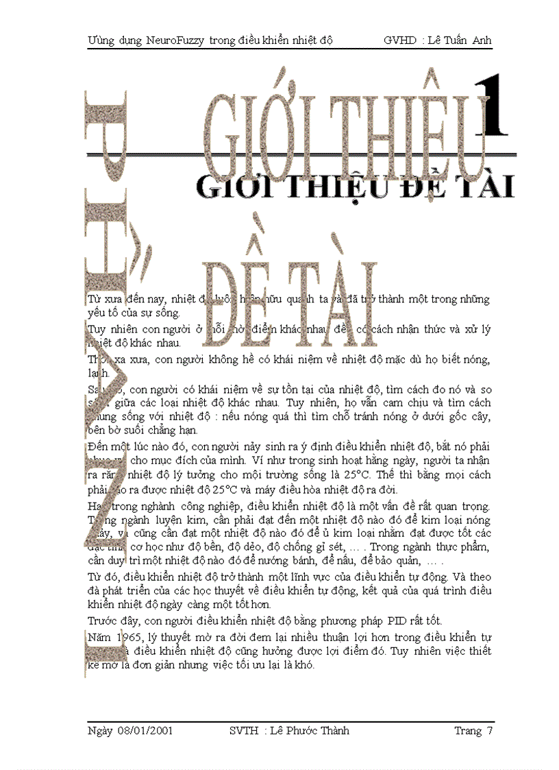 image for page Ứng dụng neurofuzzy trong điều khiển nhiệt độ thông qua kit at89c52