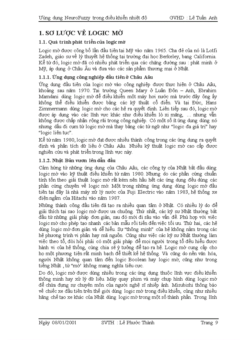 image for page Ứng dụng neurofuzzy trong điều khiển nhiệt độ thông qua kit at89c52