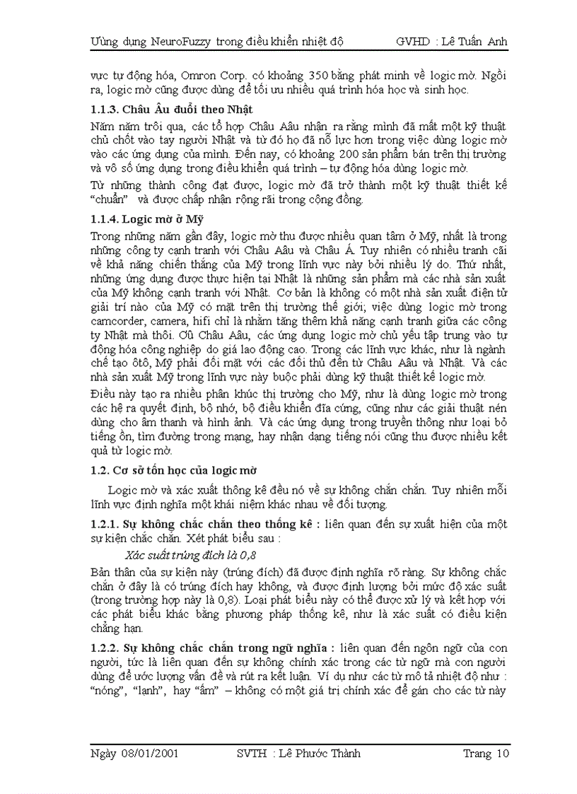 image for page Ứng dụng neurofuzzy trong điều khiển nhiệt độ thông qua kit at89c52