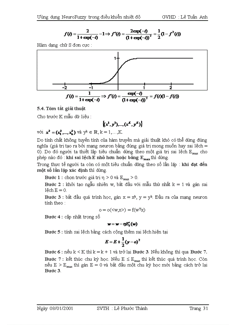 image for page Ứng dụng neurofuzzy trong điều khiển nhiệt độ thông qua kit at89c52