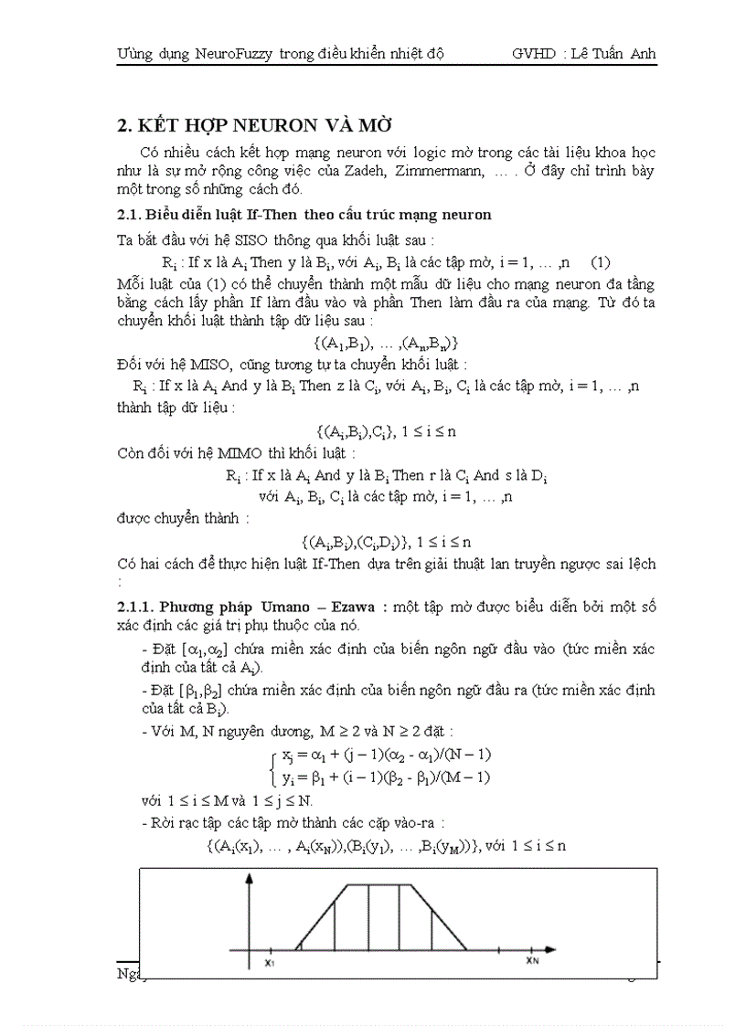 image for page Ứng dụng neurofuzzy trong điều khiển nhiệt độ thông qua kit at89c52