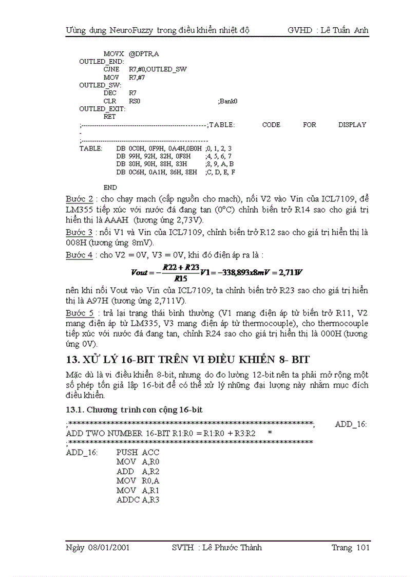 image for page Ứng dụng neurofuzzy trong điều khiển nhiệt độ thông qua kit at89c52