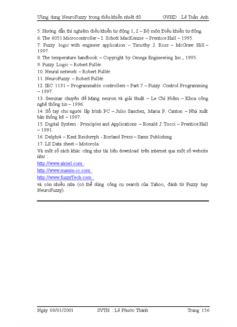 image for page Ứng dụng neurofuzzy trong điều khiển nhiệt độ thông qua kit at89c52