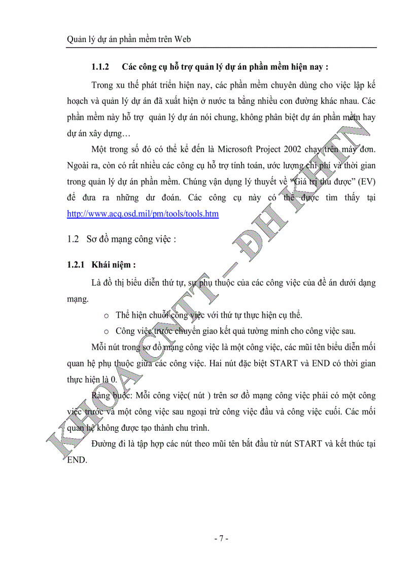 image for page Quản lý dự án phần mềm trên web