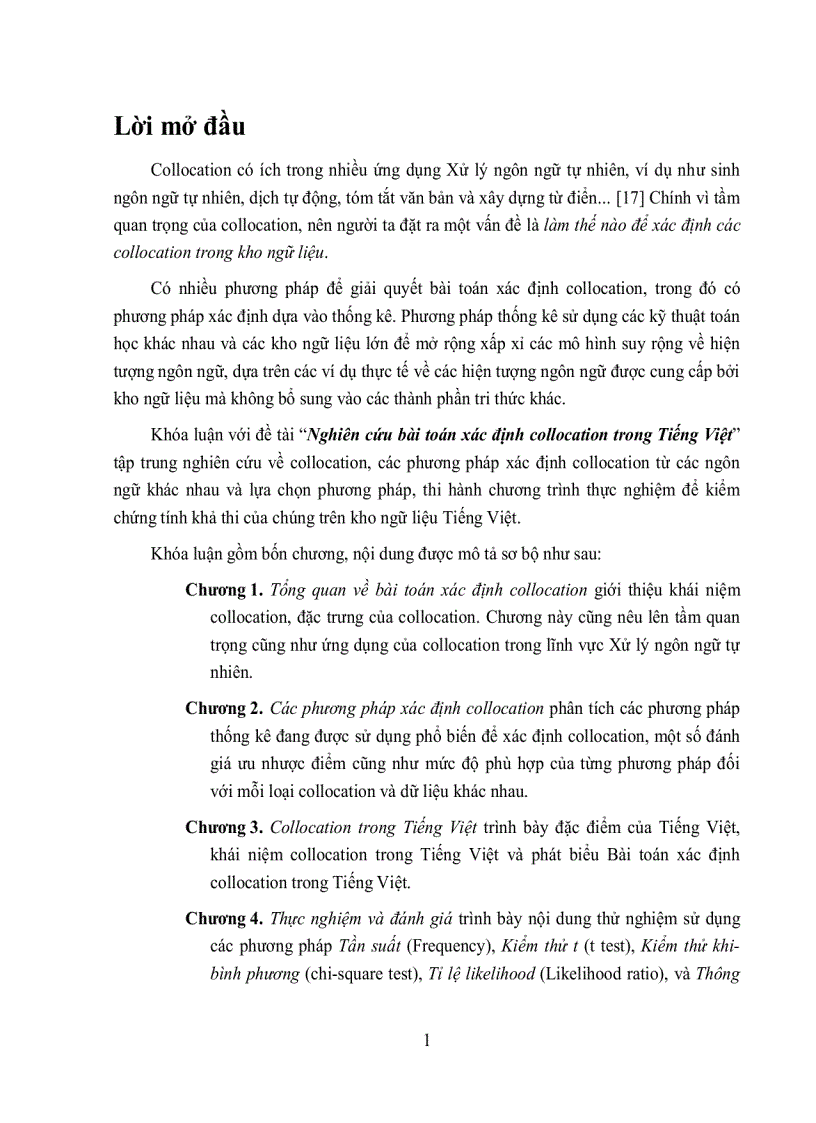 image for page Nghiên cứu bài toán xác định collocation trong tiếng việt