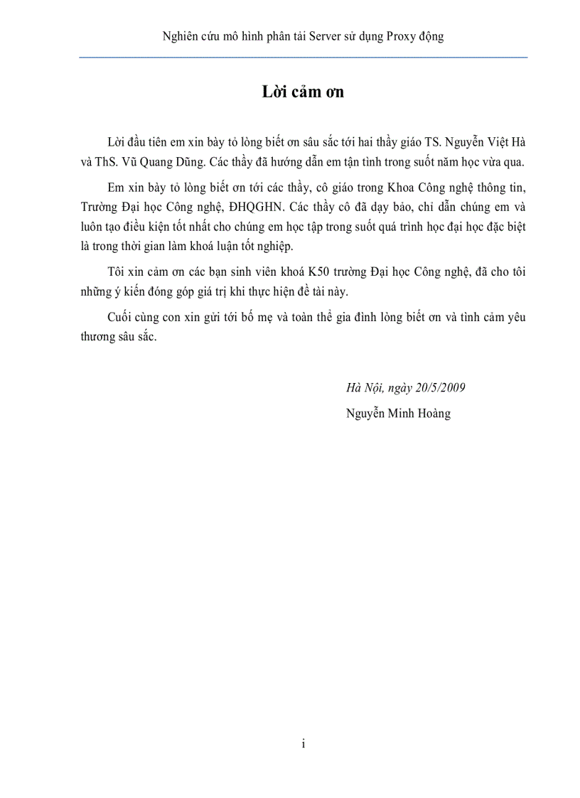 image for page Nghiên cứu mô hình phân tải server sử dụng proxy động