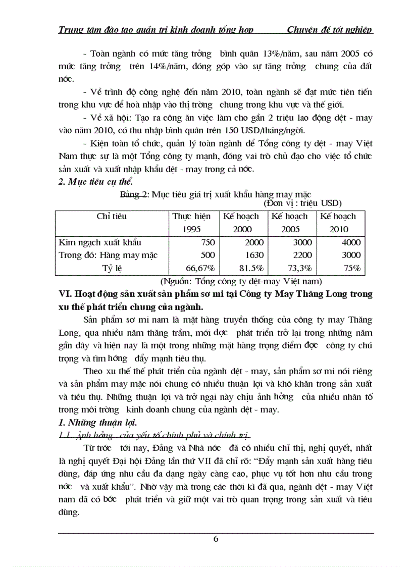 image for page Một số định hướng góp phần đẩy mạnh tiêu thụ mặt hàng sơ mi tại Công ty May Thăng Long
