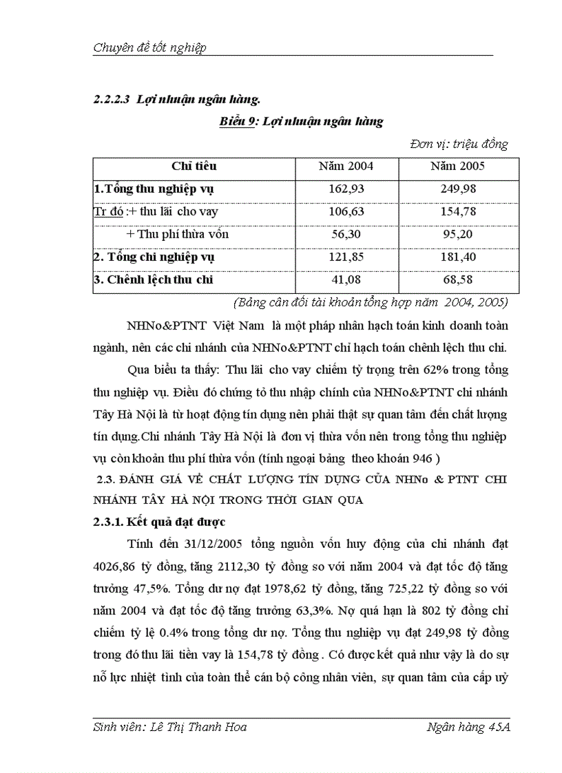 image for page Giải pháp nâng cao chất lượng tín dụng tại Chi nhánh ngân hàng Nông nghiệp và Phát triển nông thôn chi nhánh Tây Hà Nội