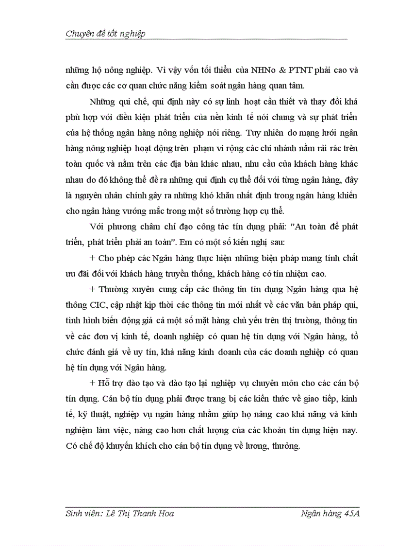 image for page Giải pháp nâng cao chất lượng tín dụng tại Chi nhánh ngân hàng Nông nghiệp và Phát triển nông thôn chi nhánh Tây Hà Nội