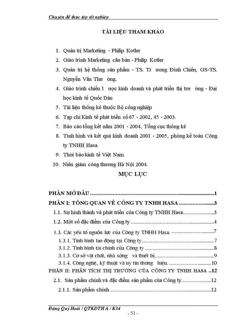 image for page Một số giải pháp nhằm cải thiện vị thế của Công ty TNHH Hasa trên thị trường