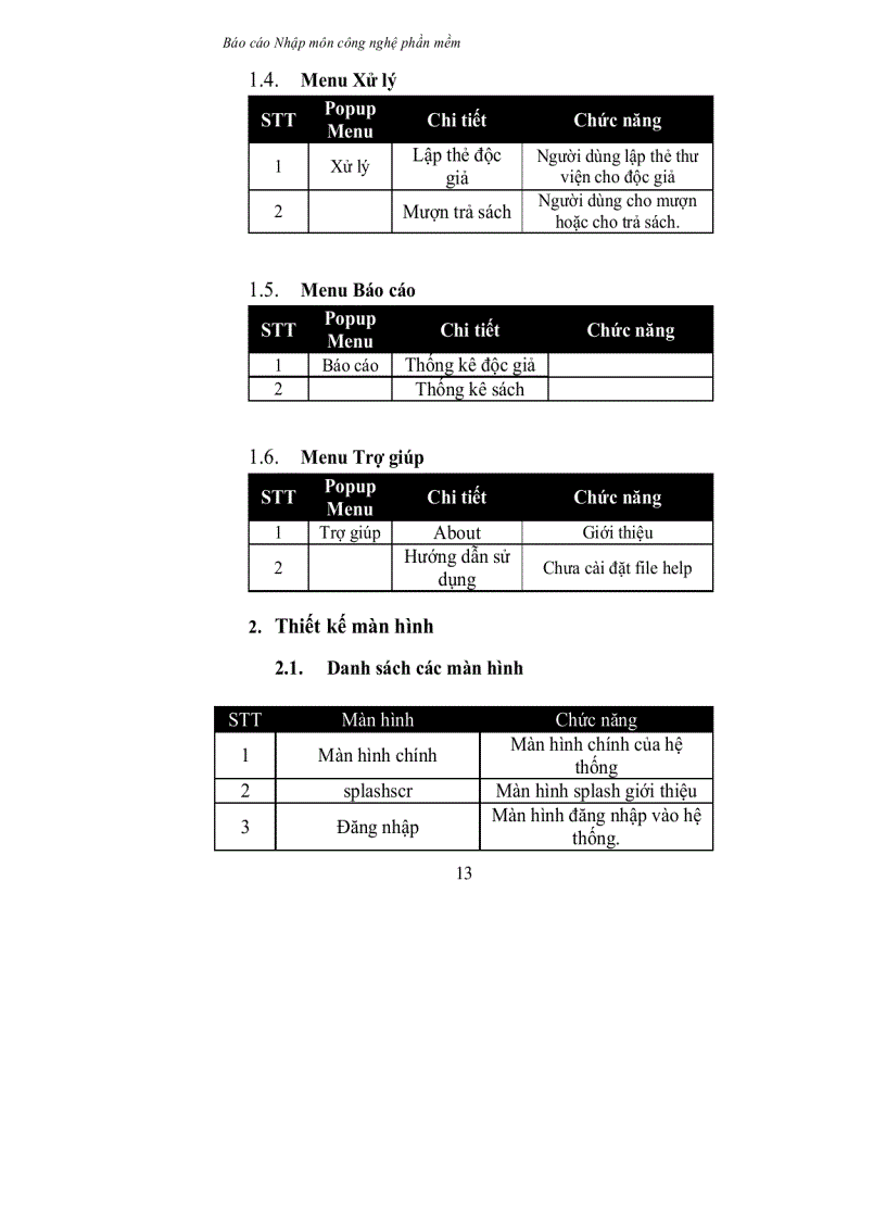 image for page Báo Cáo Công Nghệ Phần Mềm Quản Lý Thư Viện