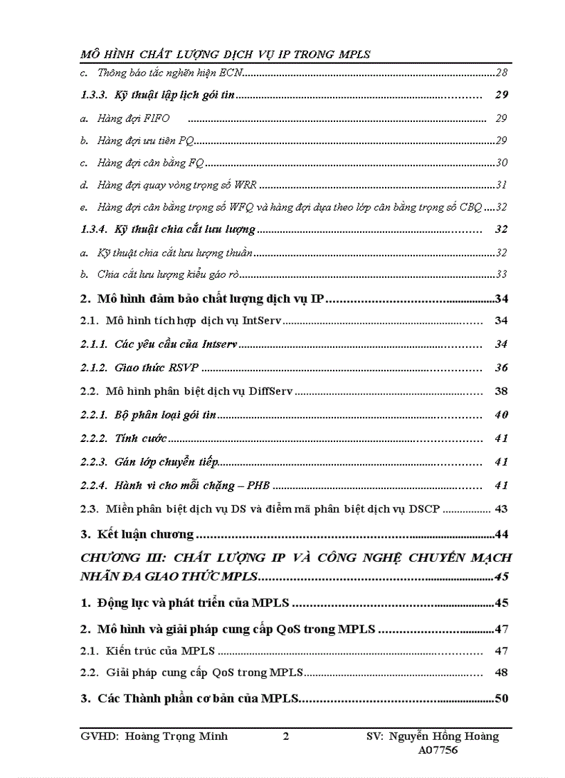 image for page Mô hình chất lượng dịch vụ ip trong mpls