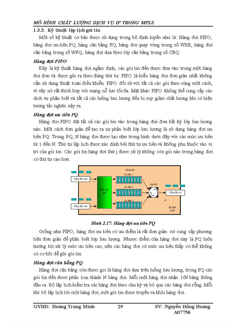 image for page Mô hình chất lượng dịch vụ ip trong mpls