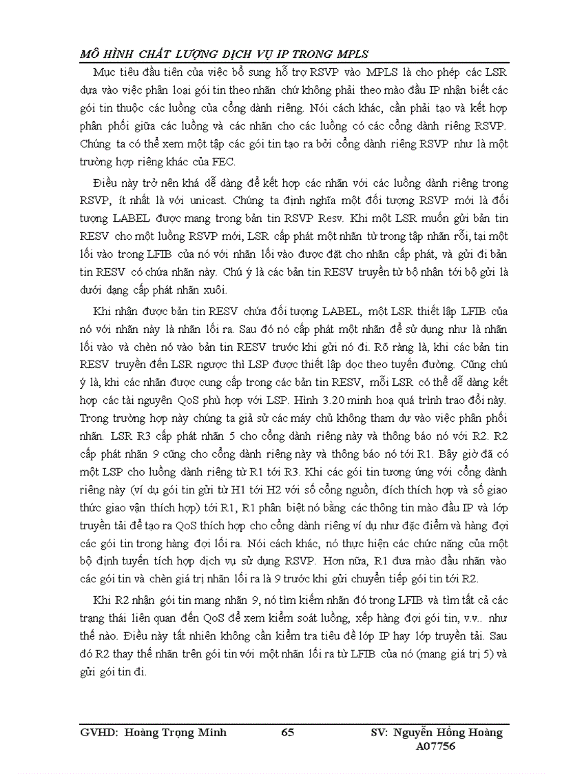 image for page Mô hình chất lượng dịch vụ ip trong mpls