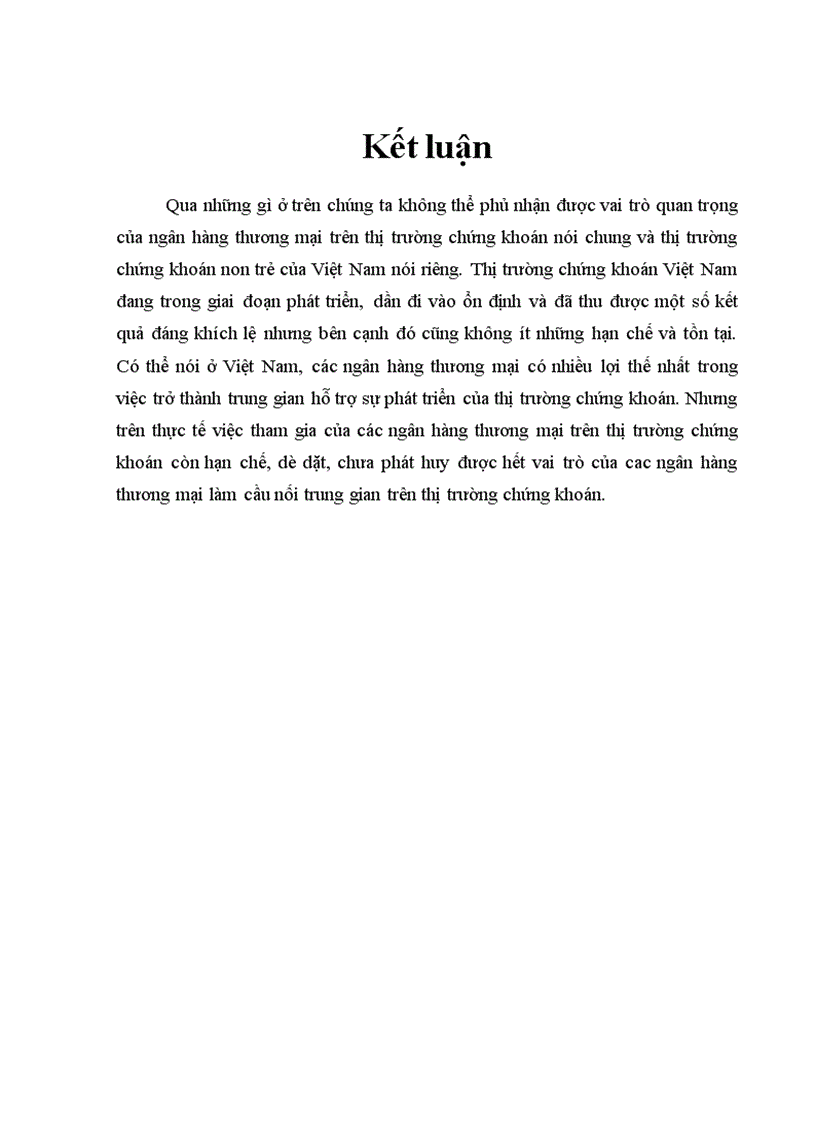 image for page Hoạt động cơ bản của ngân hàng thương mại trên thị trường chứng khoán