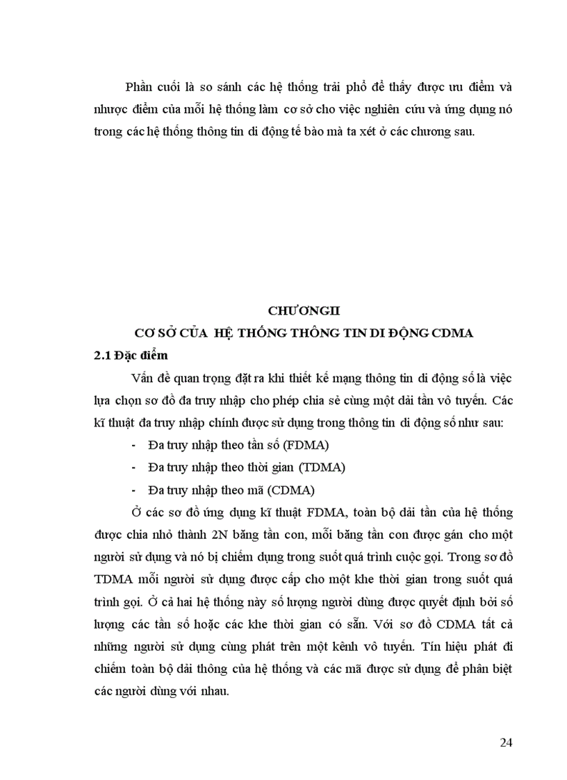 image for page Nghiên cứu các đặc trưng cơ bản của thông tin trải phổ và khả năng ứng dụng trong hệ thống thông tin di động tế bào CDMA