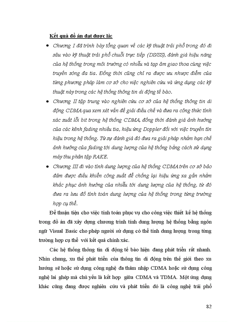 image for page Nghiên cứu các đặc trưng cơ bản của thông tin trải phổ và khả năng ứng dụng trong hệ thống thông tin di động tế bào CDMA