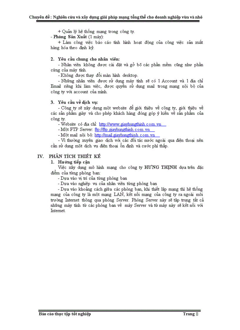 image for page Nghiên cứu và xây dựng giải pháp mạng tổng thể cho doanh nghiệp vừa và nhỏ