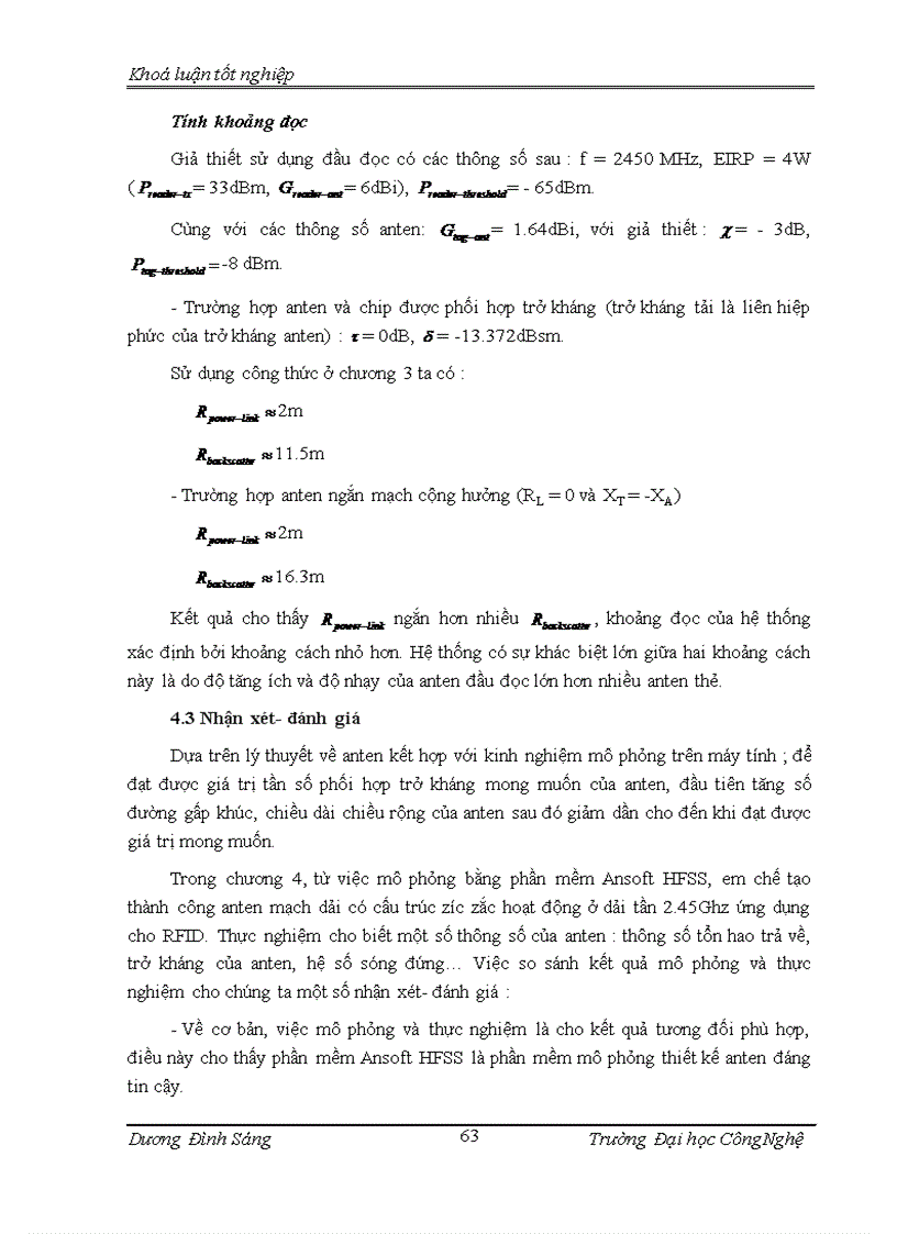 image for page Nghiên cứu về lý thuyết anten hệ thống RFID và thử nghiệm thiết kế anten cho hệ thống này