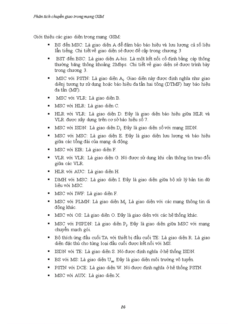 image for page Phân tích chuyển giao trong mạng gsm