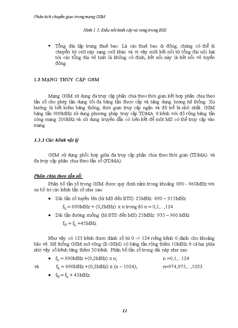 image for page Phân tích chuyển giao trong mạng gsm