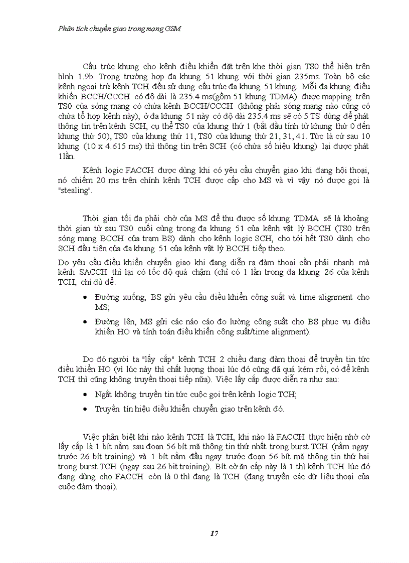 image for page Phân tích chuyển giao trong mạng gsm