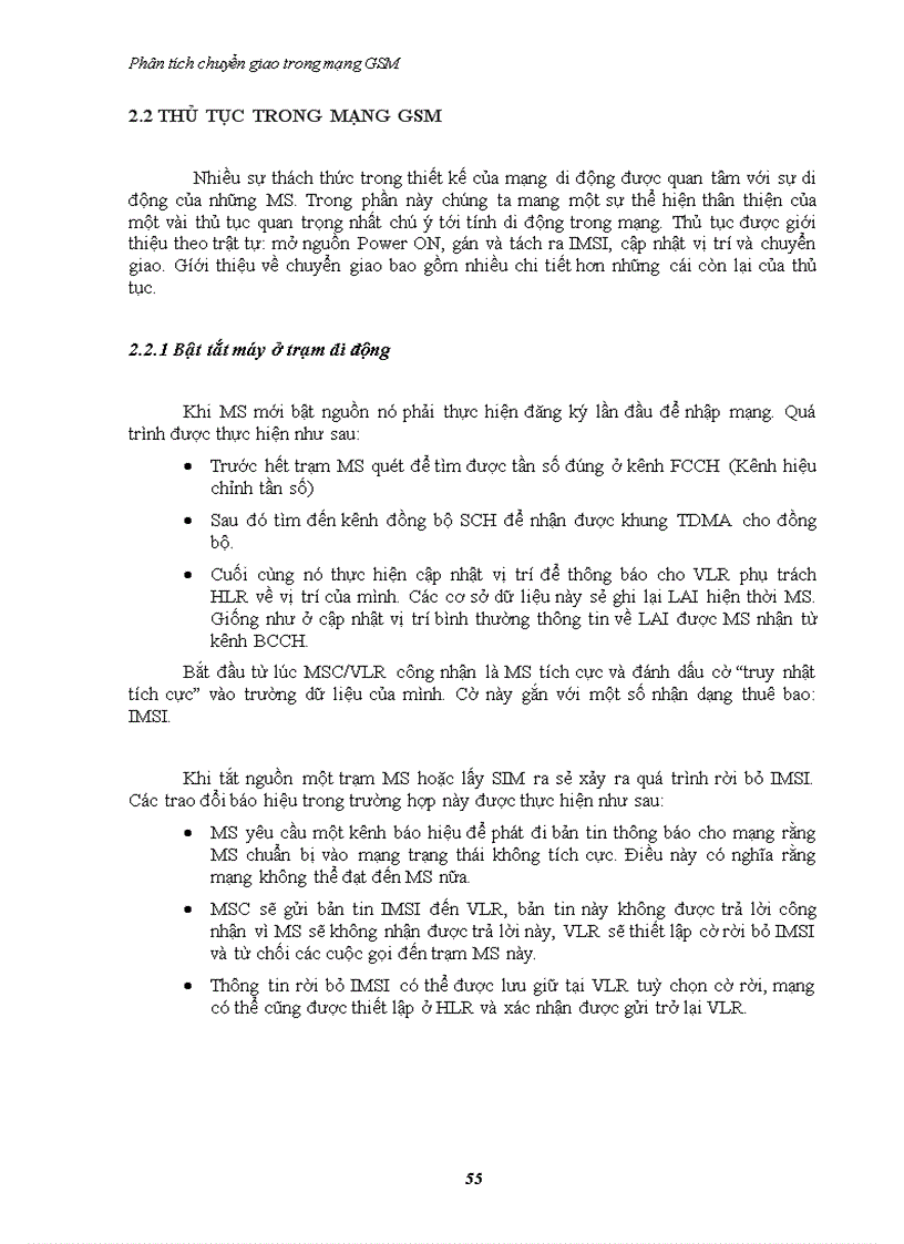 image for page Phân tích chuyển giao trong mạng gsm