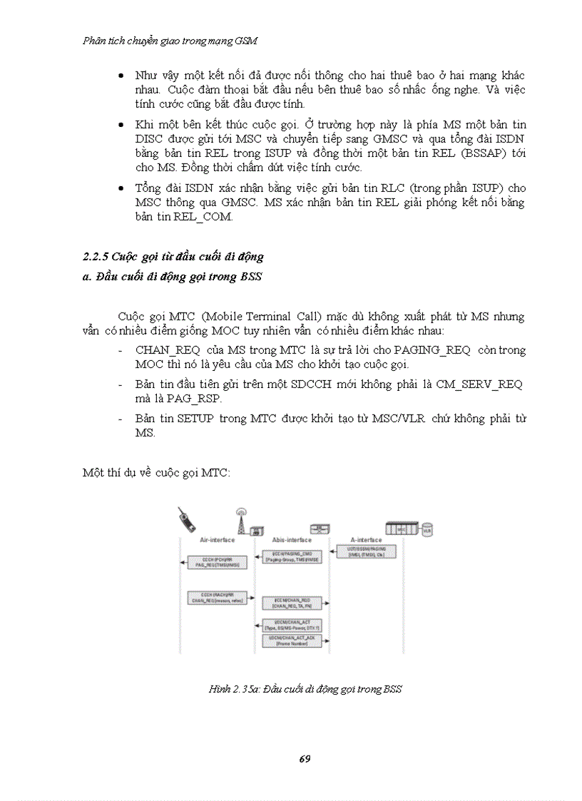 image for page Phân tích chuyển giao trong mạng gsm