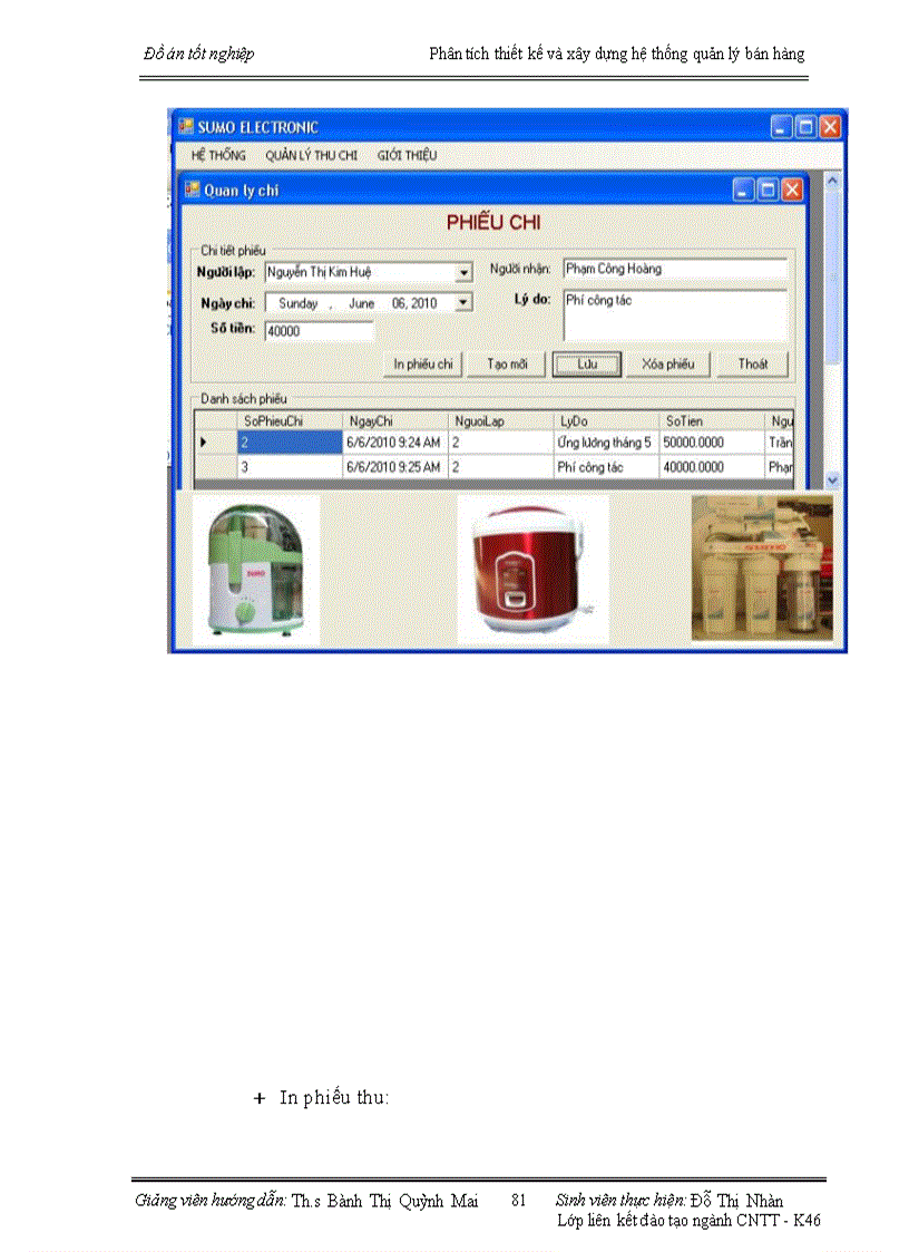 image for page Phân tích thiết kế và xây dựng hệ thống quản lý bán hàng