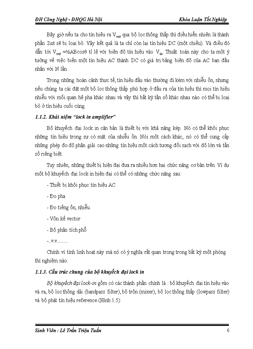 image for page Thiết kế một bộ khuyếch đại lock in số dựa trên vi điều khiển DsPic