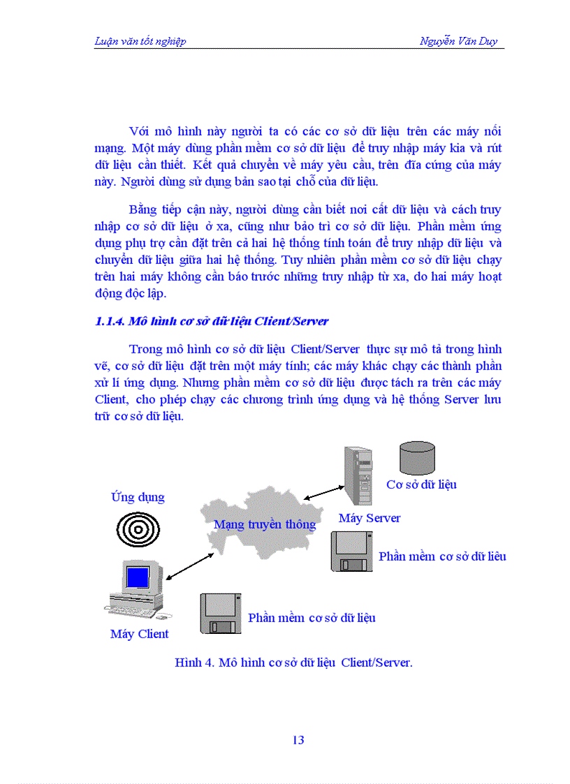 image for page Truy nhập cơ sở dữ liệu trên mạng trong môi trường mạng Internet và Intranet