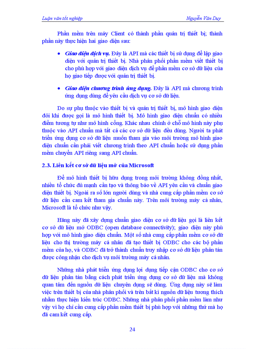 image for page Truy nhập cơ sở dữ liệu trên mạng trong môi trường mạng Internet và Intranet