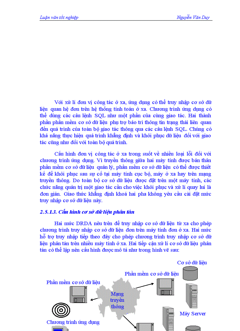 image for page Truy nhập cơ sở dữ liệu trên mạng trong môi trường mạng Internet và Intranet