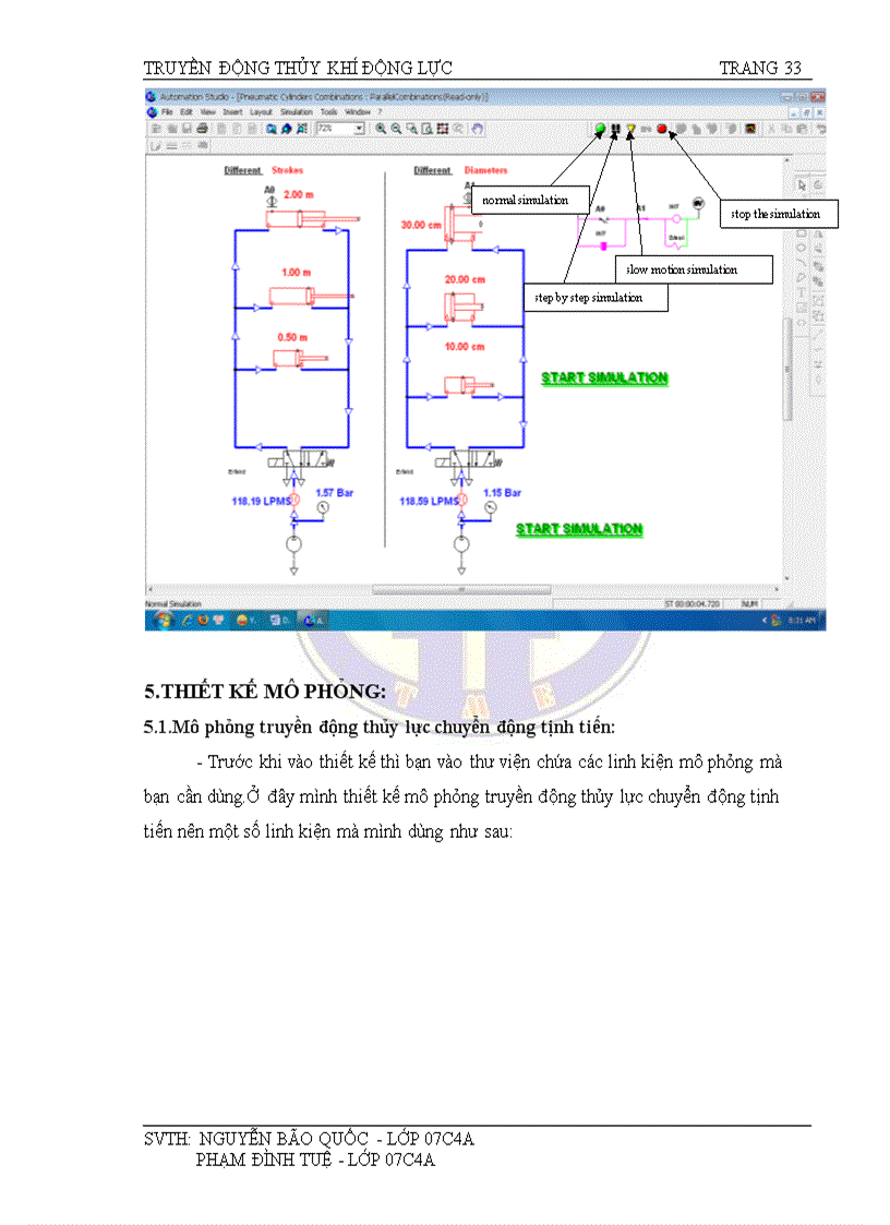 image for page Ứng dụng phần mềm automation studio 5 0 để thiết kế mô phỏng các phần tử thủy lực trong hệ thống truyền động thủy lực