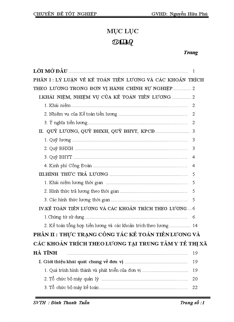 image for page Kế toán tiền lương và các khoản trích theo lương tại Trung tâm y tế