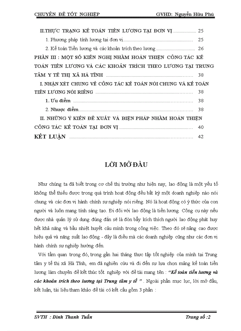 image for page Kế toán tiền lương và các khoản trích theo lương tại Trung tâm y tế