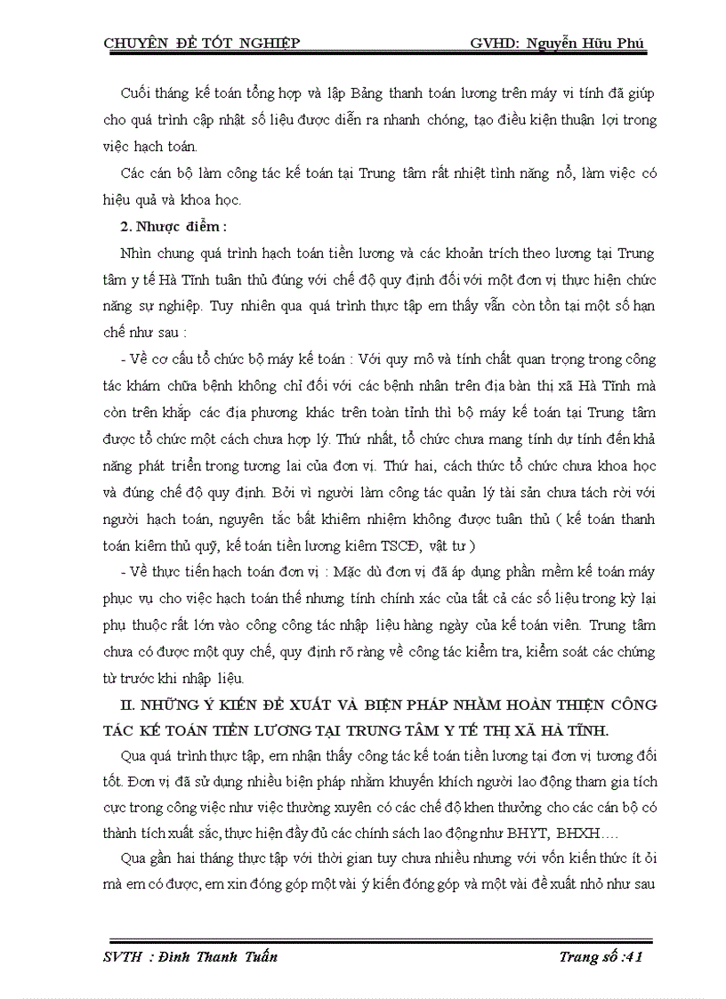 image for page Kế toán tiền lương và các khoản trích theo lương tại Trung tâm y tế