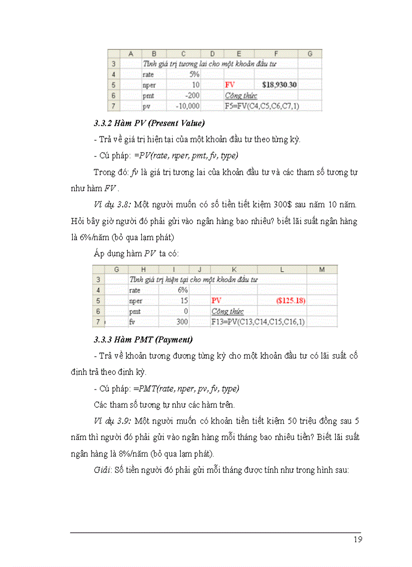 image for page Ứng dụng MS Excel trong quản lý tài chính