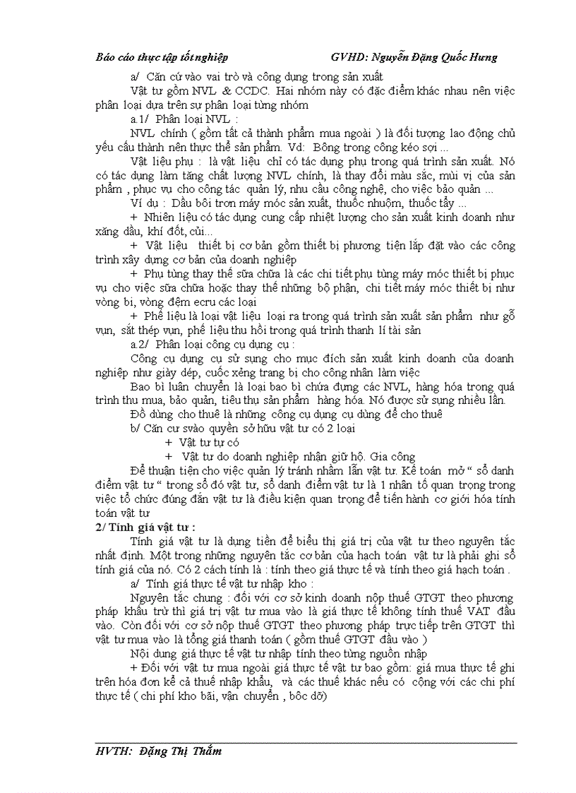Hoàn thiện việc hạch toán và quản lý vật tư tại công ty in đà nẵng