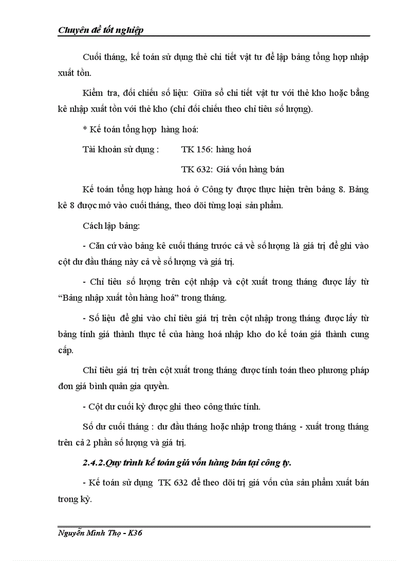 image for page Kế toán tiêu thụ và xác định kết quả tiêu thụ hàng hoá tại Công ty TNHH 1 thành viên SX TM XNK Ngọc Khánh