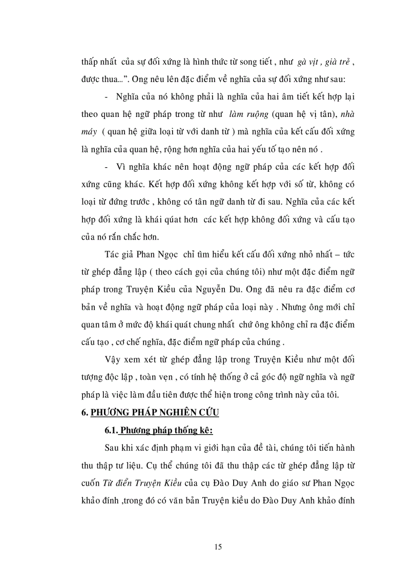 image for page Đặc điểm ngữ nghĩa ngữ pháp của lớp từ ghép đẳng lập trong truyện kiều