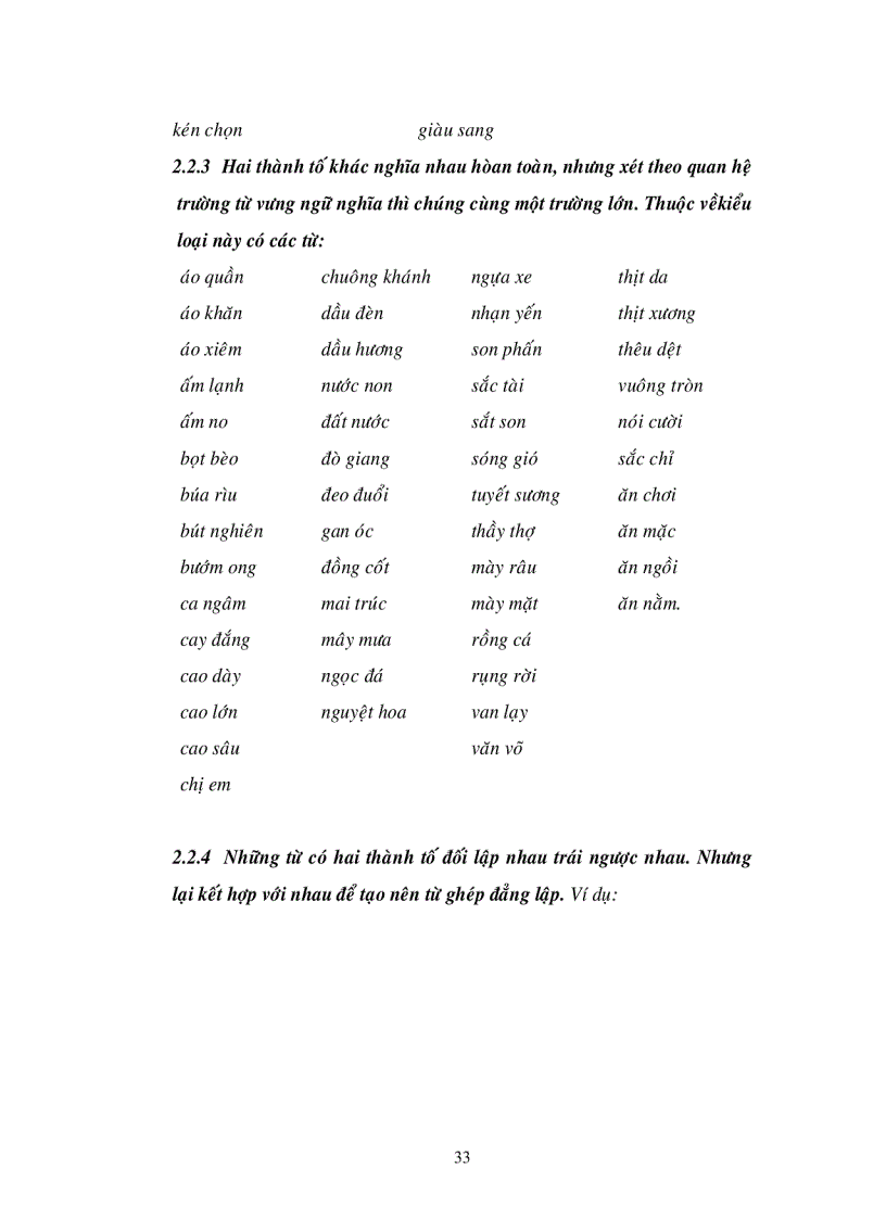 image for page Đặc điểm ngữ nghĩa ngữ pháp của lớp từ ghép đẳng lập trong truyện kiều